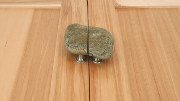 Handcrafted Glacial Stone Cabinet Knobs Pulls Doorknobs And